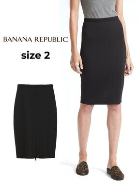 Banana Republic LIFE IN MOTION Wrinkle-Resistant Stretch Pencil Skirt
